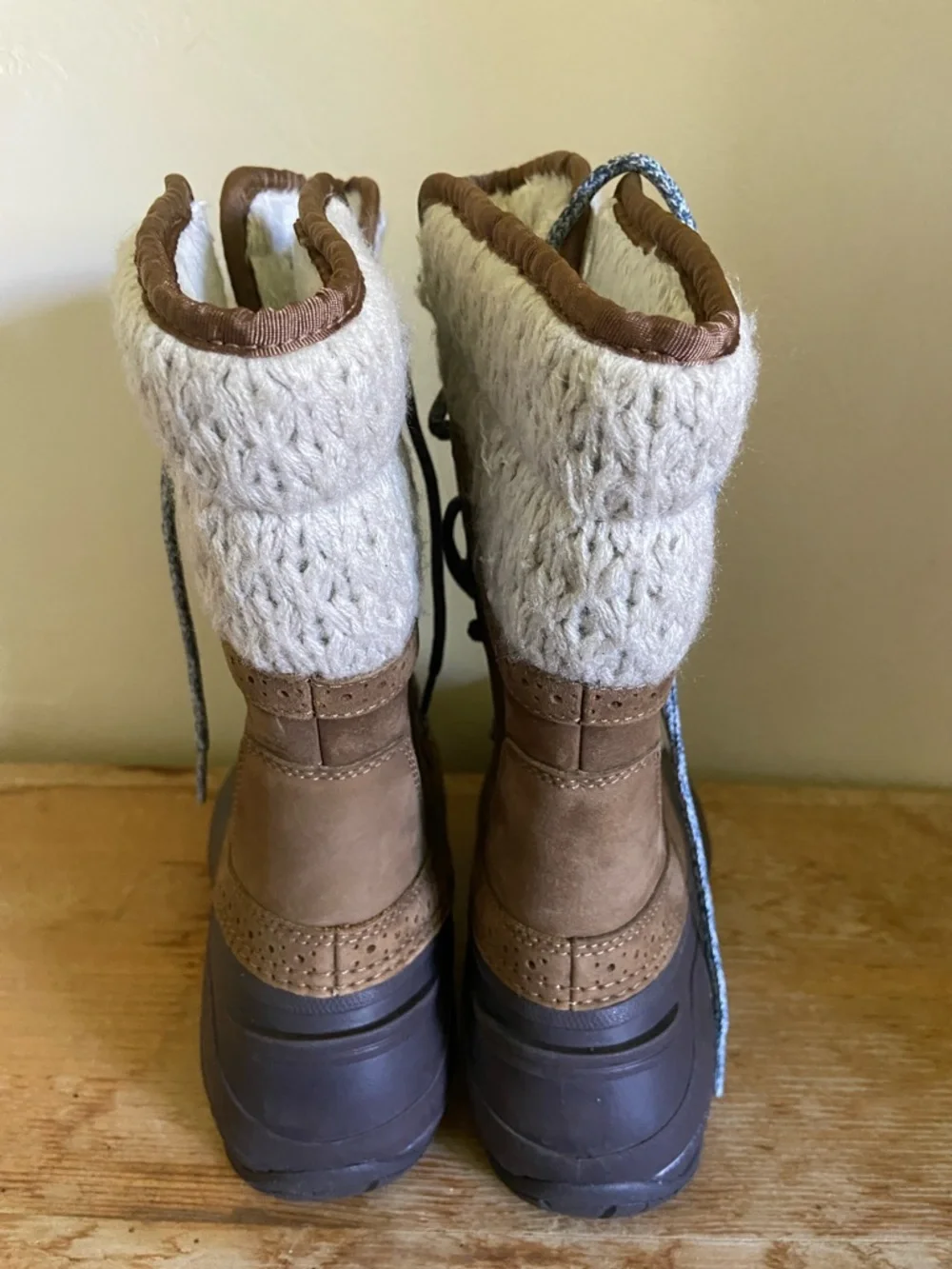 The North Face Snow Rain Boots Brown Size 7 - Picture 7 of 9